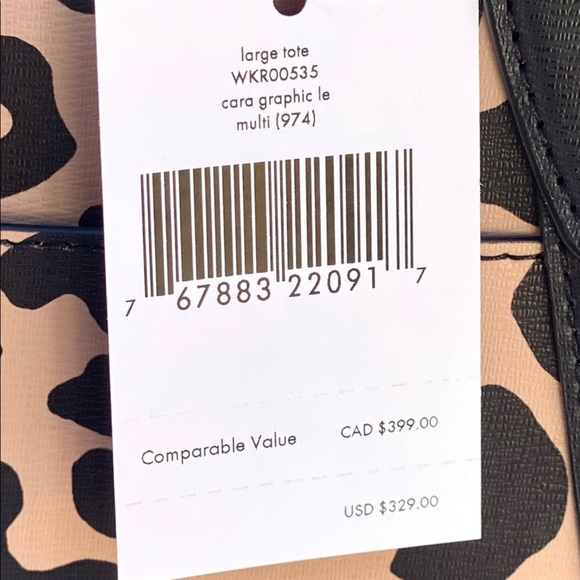 Kate Spade Leopard Large Tote - Picture 4 of 10